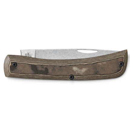 Razor Sharp AZ Case Crossroads XR Sod Buster Jr pocket knife with Luna Richlite handle and stonewashed S35VN blade