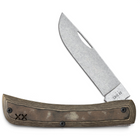 Razor Sharp AZ Case Crossroads XR Sod Buster Jr pocket knife with stonewashed S35VN blade and Luna Richlite handle