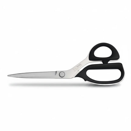 Razor Sharp AZ Kai 7250SL Slim Line 10" professional shears with high carbon stainless steel blades and black ergonomic handles.