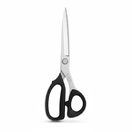 Razor Sharp AZ Kai 7250SL 10" professional slim line shears with high carbon stainless steel blades and black ergonomic handles.
