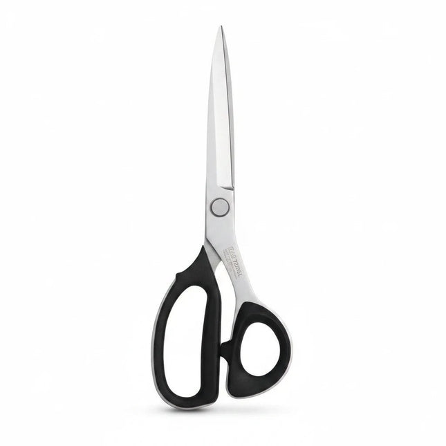Razor Sharp AZ Kai 7250SL 10" professional slim line shears with high carbon stainless steel blades and black ergonomic handles.