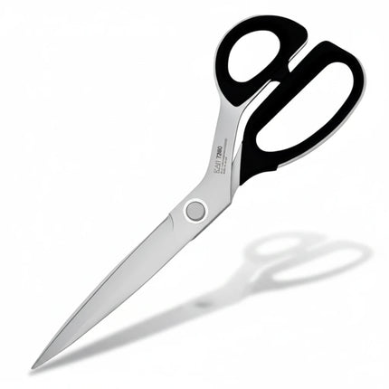 Razor Sharp AZ Kai 7280 11-inch professional shears with stainless steel blades and ergonomic black Santoprene handles.