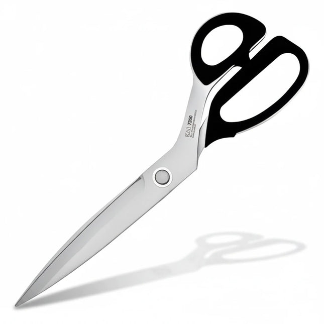 Razor Sharp AZ Kai 7300 12-inch professional stainless steel fabric shears with black ergonomic handles