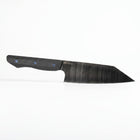 Razor Sharp AZ 6.5-inch Meglio Knives Kiritsuke with black DLC coated MagnaCut steel blade and textured G10 handle.