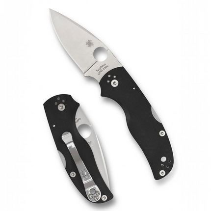 Razor Sharp AZ Native 5 lightweight folding knife with a black handle and plain edge blade