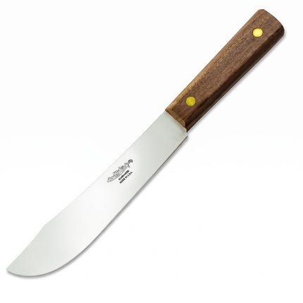 Razor Sharp AZ Ontario cabbage knife with a 6-inch high carbon steel blade and a durable hardwood handle.