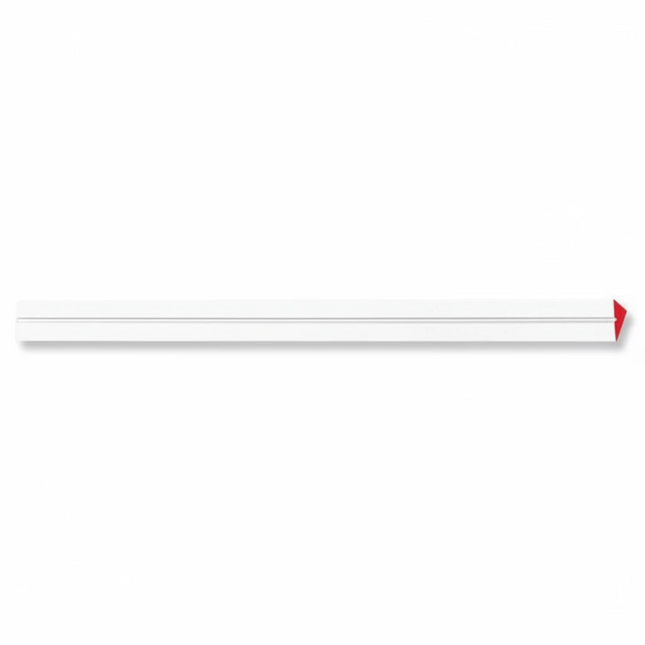 Razor Sharp AZ Tri-Angle Stone Ultra Fine sharpening rod with a white ceramic finish and red triangular end cap.