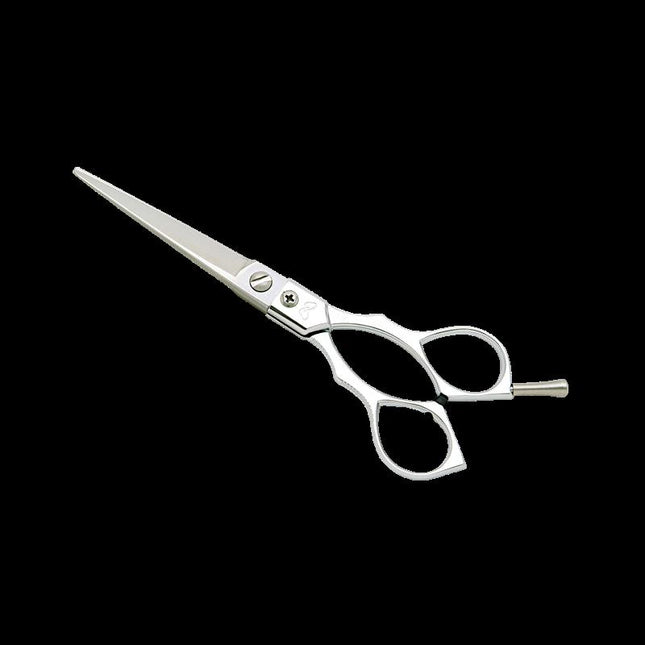 Razor Sharp AZ Yasaka Straight professional hair shears, Japanese ATS-314 stainless steel, opposing grip, semi-beveled blades.