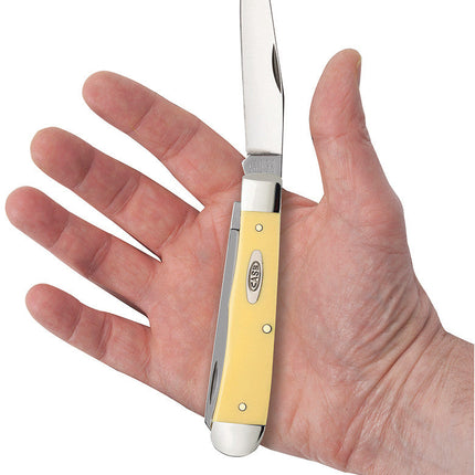 Case® | Yellow Synthetic Trapper Knife by caseknives