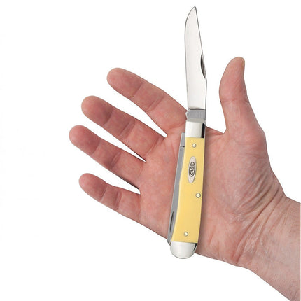 Case® | Yellow Synthetic Trapper Knife by caseknives