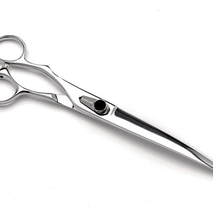Renegade lefty curve barber beard afro shear
