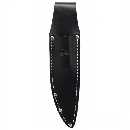 Case CT2 Hunter Black Carbon Fiber Weave Fixed Blade Knife with Leather Sheath by Case®
