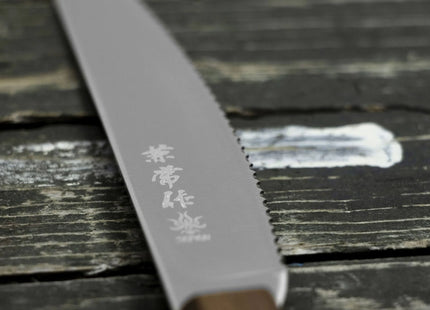 Kanetsune KC343 Kebony Maple Kitchen Spread Fixed Blade Knife With Stainless Steel Blade by Kanetsune