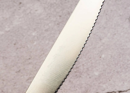 Kanetsune KC343 Kebony Maple Kitchen Spread Fixed Blade Knife With Stainless Steel Blade by Kanetsune