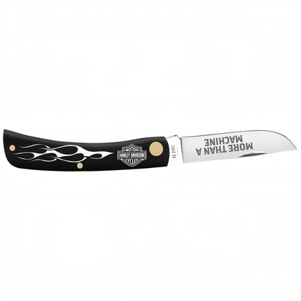 Case x Harley-Davidson Embellished Black Synthetic Sod Buster Jr Pocket Knife