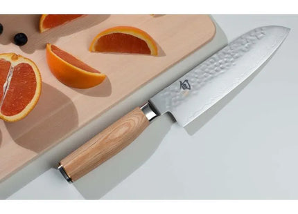 Shun Premier Blonde Santoku 7” by Razor Sharp AZ
