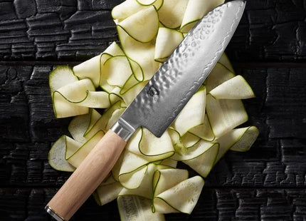 Shun Premier Blonde Santoku 7” by Razor Sharp AZ