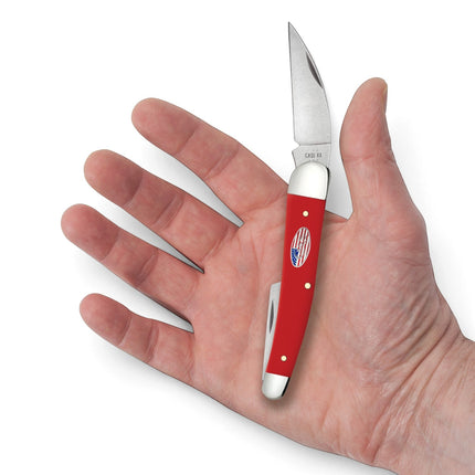 Case® Smooth Red Synthetic American Workman CS Seahorse Whittler