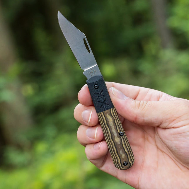 Case CA65033 - Crossroads™ Smooth Luna Richlite® w/Black G-10 XR Barlow