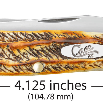 Case CA5968 - Case 6.5 BoneStag®  Trapper with Pocket Clip