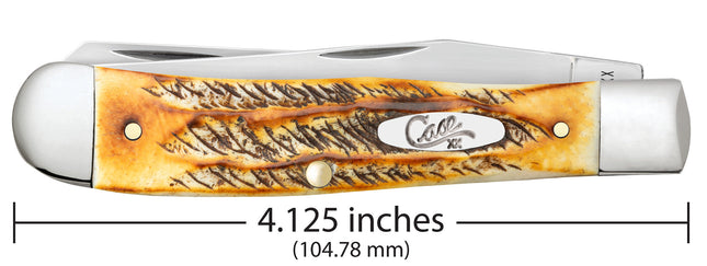 Case CA5968 - Case 6.5 BoneStag®  Trapper with Pocket Clip