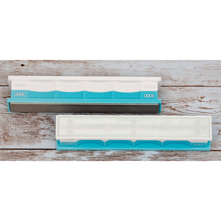 Premium 3000 Grit Diamond Stones and Blank Glass Platens Pack