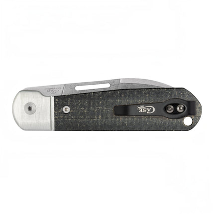 Case® Highbanks® Slipjoint – Black Burlap Micarta® | CPM-20CV | CA42230