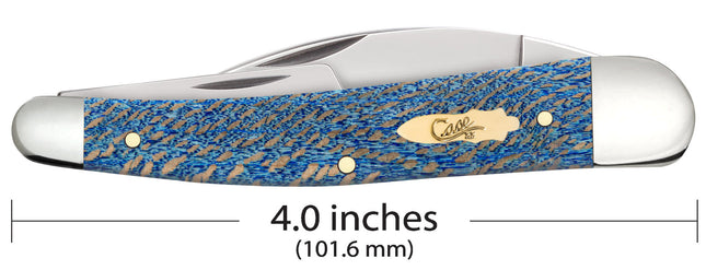 Case® | Smooth Blue Sycamore Wood Seahorse Whittler by caseknives