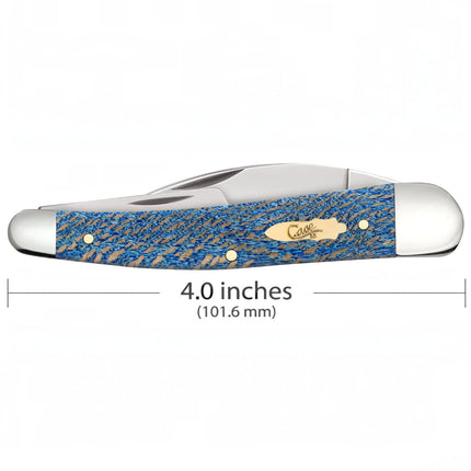 Case® | Smooth Blue Sycamore Wood Seahorse Whittler by caseknives