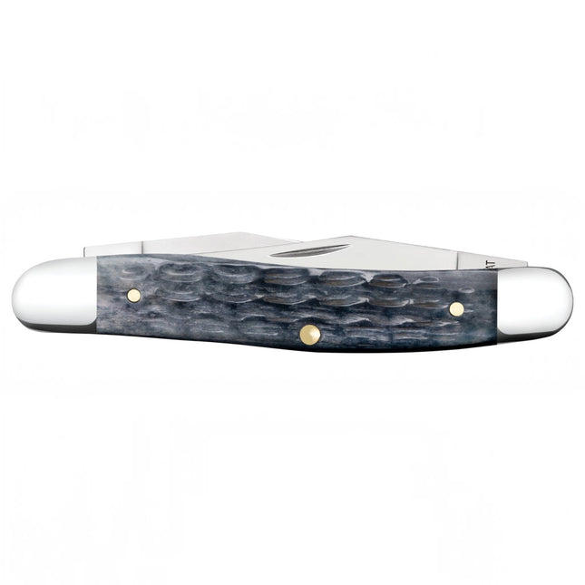Case® Crandall Jig Pocket Worn Gray Bone Muskrat Pocket Knife
