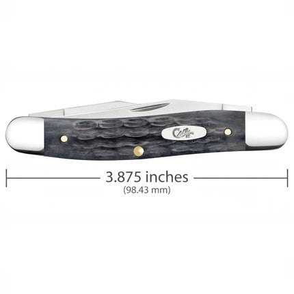 Case® Crandall Jig Pocket Worn Gray Bone Muskrat Pocket Knife