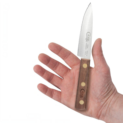 Case Household Cutlery 8-Inch Steak Knife Set with Solid Walnut Handle