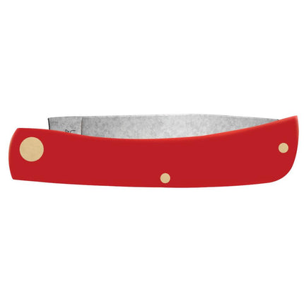 Case® | American Workman Smooth Red Synthetic CS Sod Buster® Jr Knife by caseknives