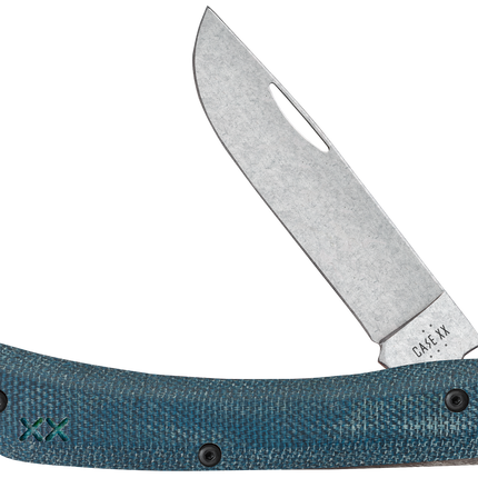 WR Case XX Sod Buster Jr Blue Denim Micarta and White G10 Laminate by Case®