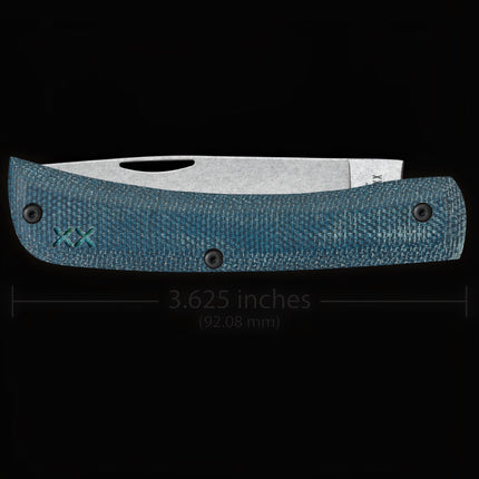 WR Case XX Sod Buster Jr Blue Denim Micarta and White G10 Laminate by Case®