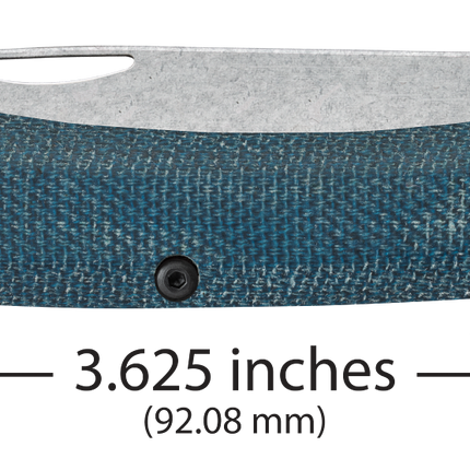 WR Case XX Sod Buster Jr Blue Denim Micarta and White G10 Laminate by Case®
