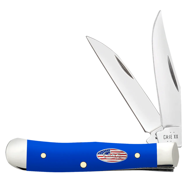 ROYAL BLUE SYN TINY TRAPPER by W.R. Case & Sons Cutlery Co.
