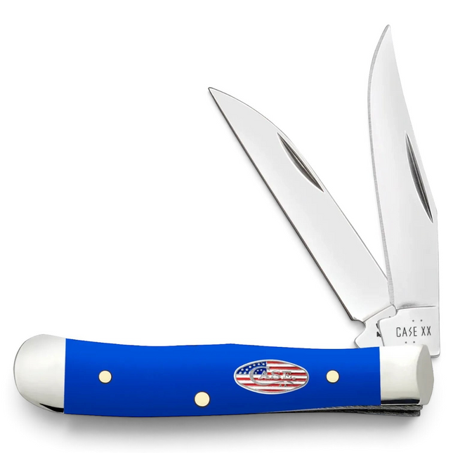 ROYAL BLUE SYN TINY TRAPPER by W.R. Case & Sons Cutlery Co.