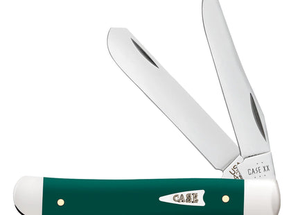 Case XX Knives Mini Trapper Spruce Green Synthetic 64531 Stainless Pocket Knife
