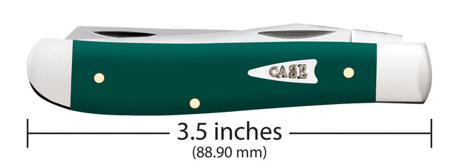 Case XX Knives Mini Trapper Spruce Green Synthetic 64531 Stainless Pocket Knife