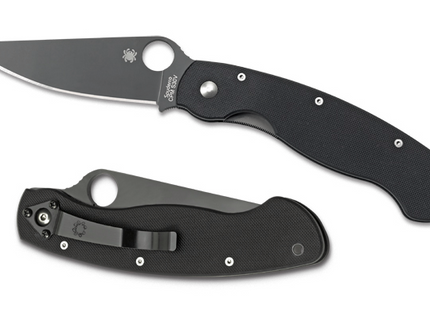 Military™ Model G-10 Black / Black Blade by Spyderco