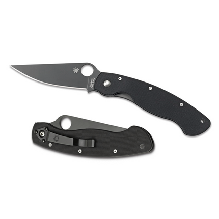 Military™ Model G-10 Black / Black Blade by Spyderco