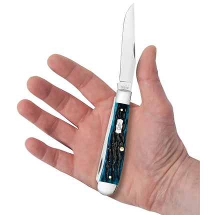 Case XX Trapper Pocket Knife (Mediterranean Blue Bone, CA51850) by Case®
